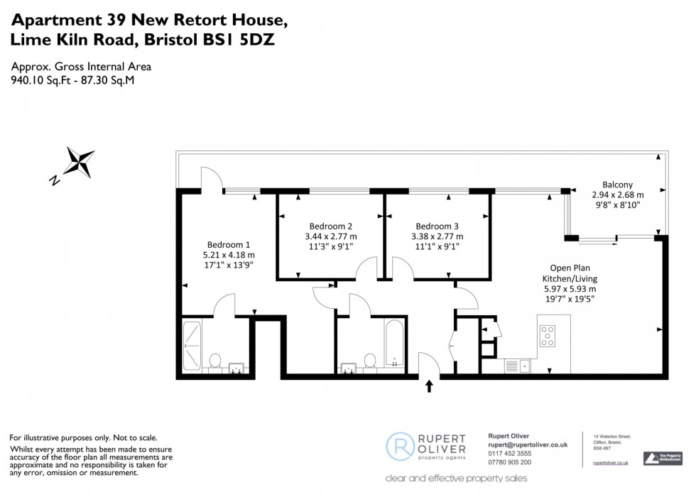 Floorplan for Lime Kiln Road, Bristol,  BS1